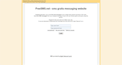 Desktop Screenshot of freesms.net